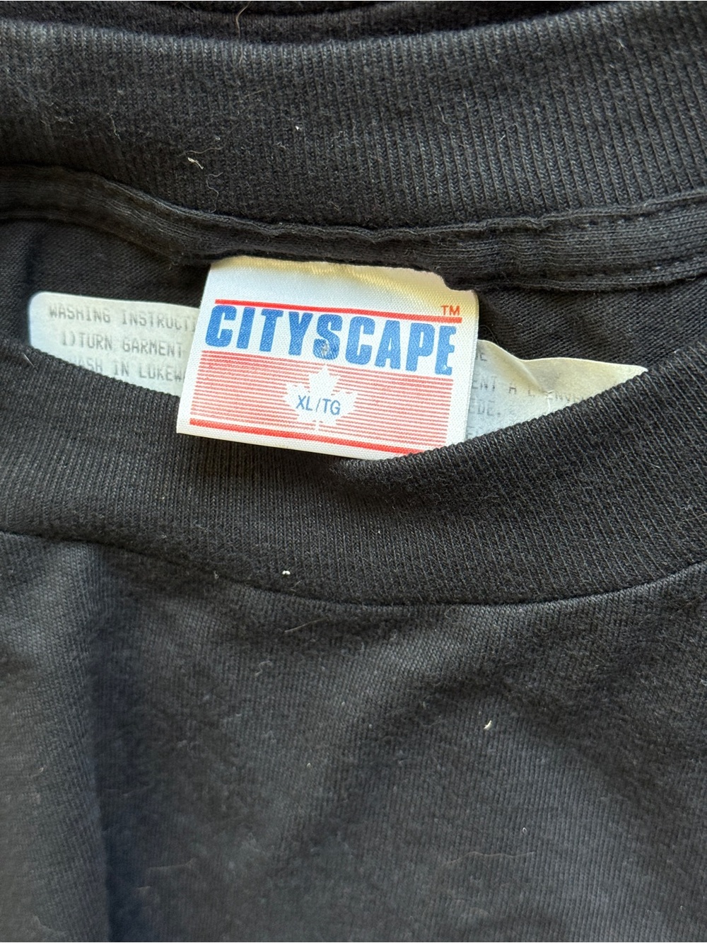 Vintage Edmonton Canada Black Graphic Tee - Picture 4 of 4